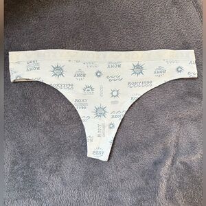 Teen/ Jr.’s Roxy Surf Print Cotton Thong